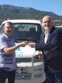 La Excma. Diputació Provincial d'Alacant, ha fet entrega d'un vehicle elèctric subvencionat al 100%